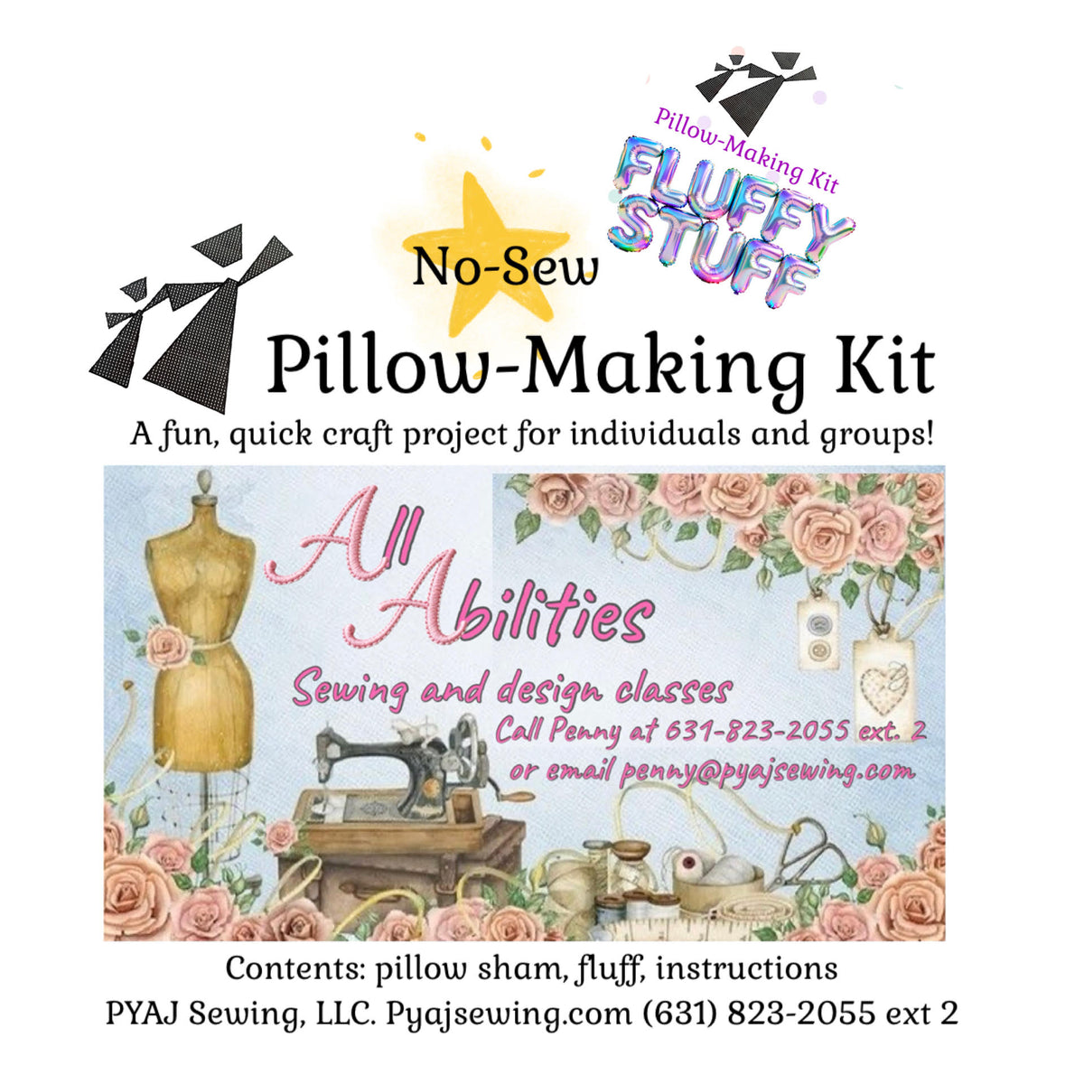 No-Sew Pillow Kit