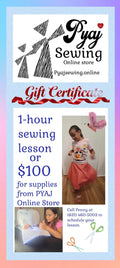 PYAJ Sewing Gift Card
